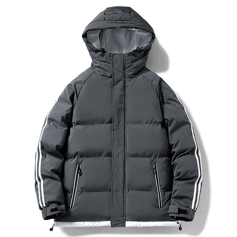 Gustav | Herren Daunenjacke mit Kontraststreifen — Sport-Look Puffer in 4 Farben M–3XL | Westmere