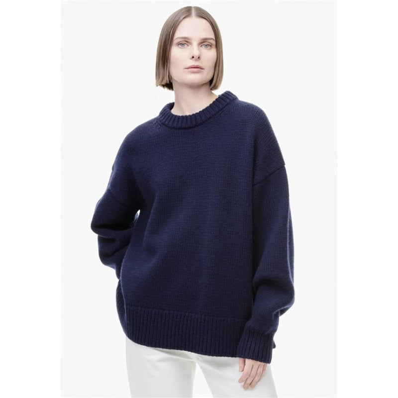 Deanna Womens Pure Cashmere Oversized Sweater
