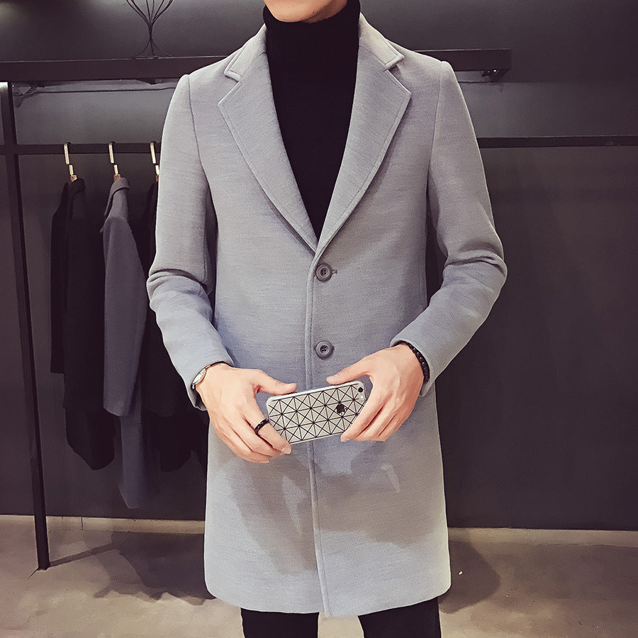 Dietmar | Herren Einreiher-Mantel mit schmaler Silhouette — Slim Wintermantel in 6 Farben | Westmere