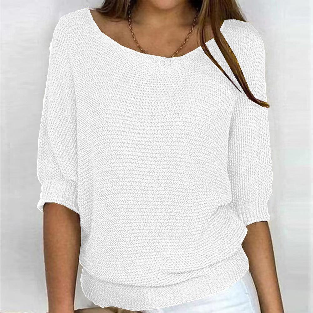 Women's Soft Comfort Sweater, Flattering Cut | Breathable All-Day Warmth, Minimalist Design | 9 Colorways | S–2XL