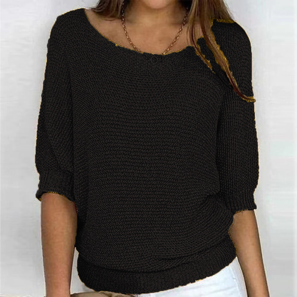 Women's Soft Comfort Sweater, Flattering Cut | Breathable All-Day Warmth, Minimalist Design | 9 Colorways | S–2XL