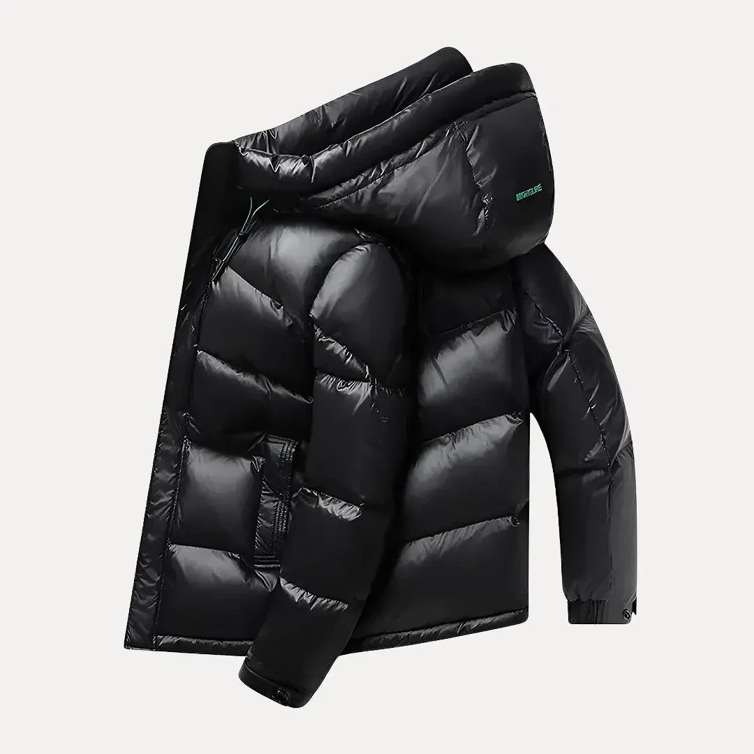 Rhett Mens Lightweight Down Puffer Jacket with Hood