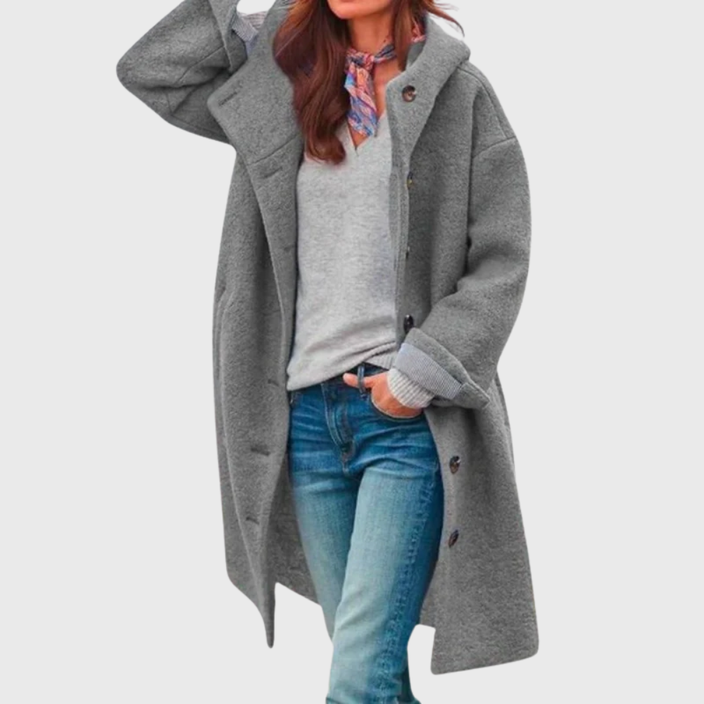 Women's Warm Classic Coat, Tailored Everyday Cut | Streamlined Silhouette, Refined Details | 5 Colorways | S–3XL