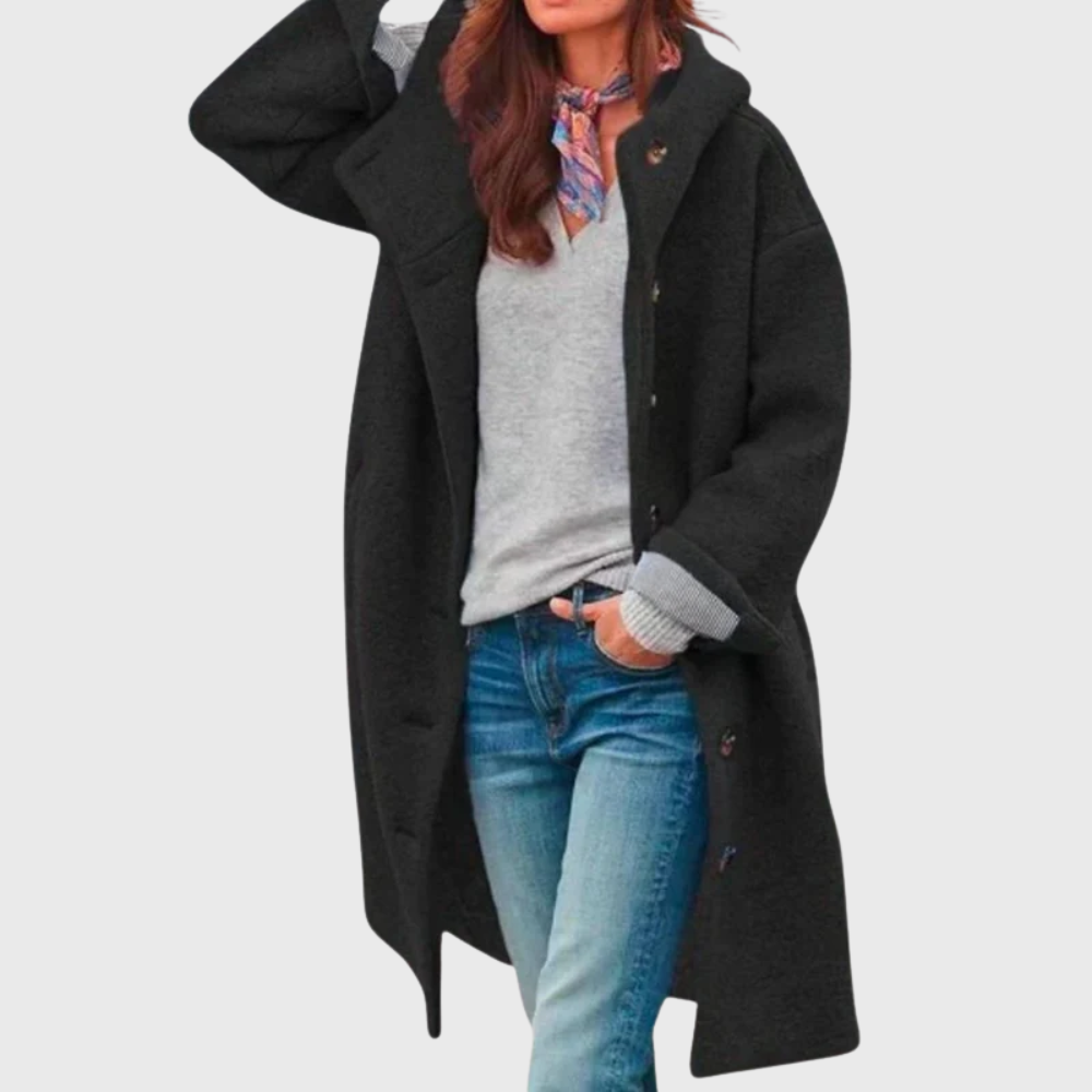 Women's Warm Classic Coat, Tailored Everyday Cut | Streamlined Silhouette, Refined Details | 5 Colorways | S–3XL
