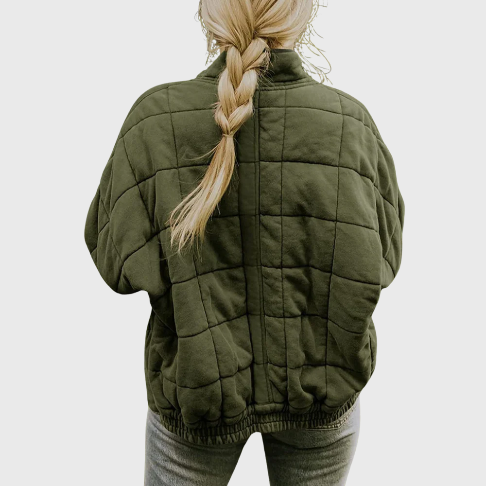 Women's Quilted Jacket, Oversized Layering Fit | Lightweight Insulation, Refined Casual Cut | 5 Colorways | S–2XL