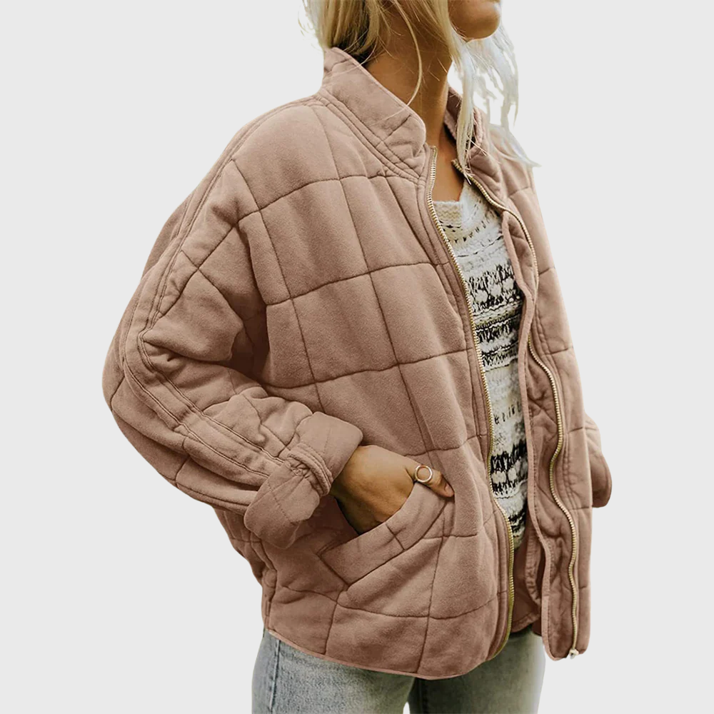 Women's Quilted Jacket, Oversized Layering Fit | Lightweight Insulation, Refined Casual Cut | 5 Colorways | S–2XL