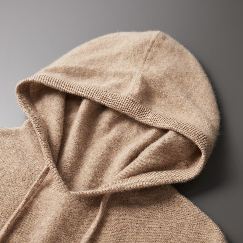 Luke Mens Merino Wool Hoodie