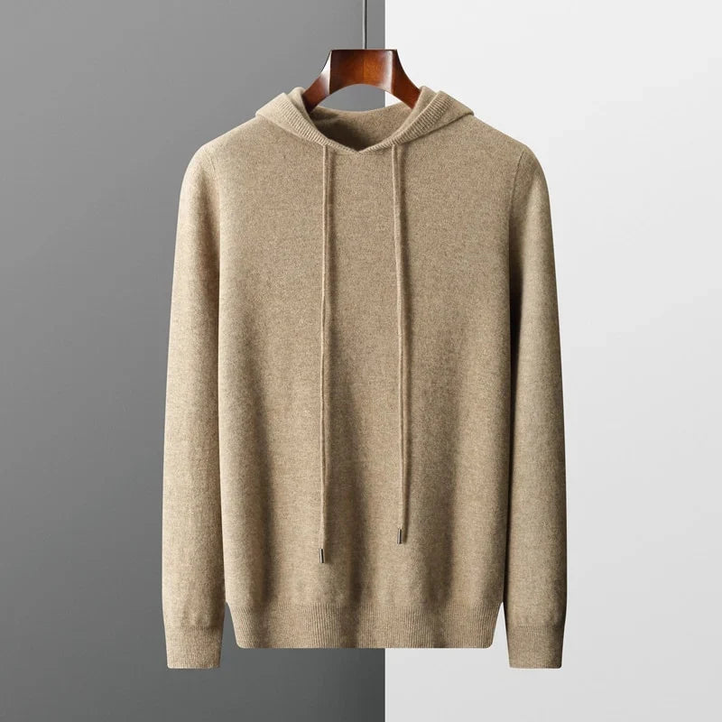 Luke Mens Merino Wool Hoodie