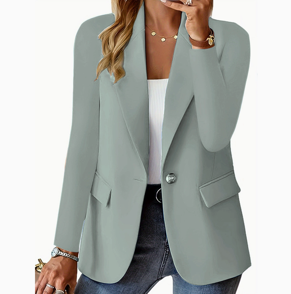 Prima™ | Casual Button Blazer