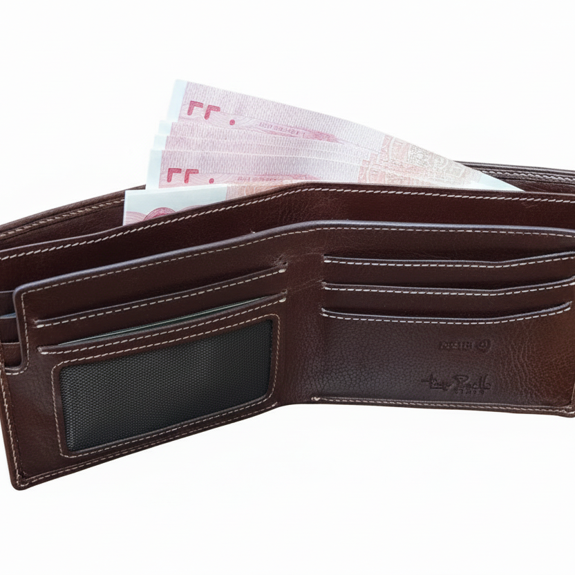 Sean™ | Simple Cowhide Leather Men's Zipper Wallet