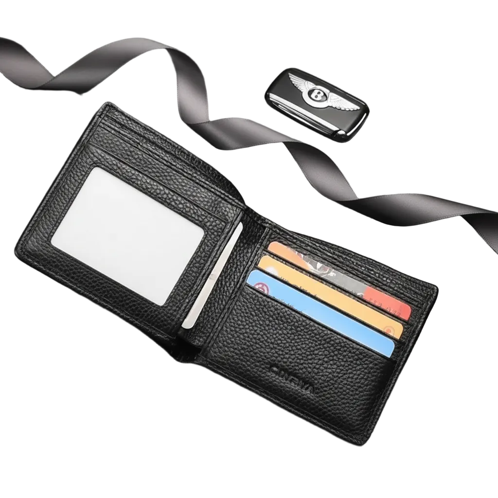 Marion™ | Genuine Leather Slim Wallet With Coin Compartment