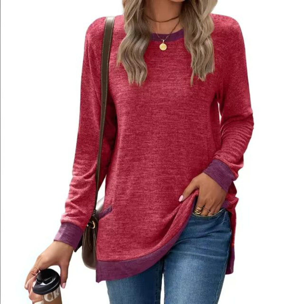 Tara Womens Lightweight Sweatshirt, Relaxed Loose Fit