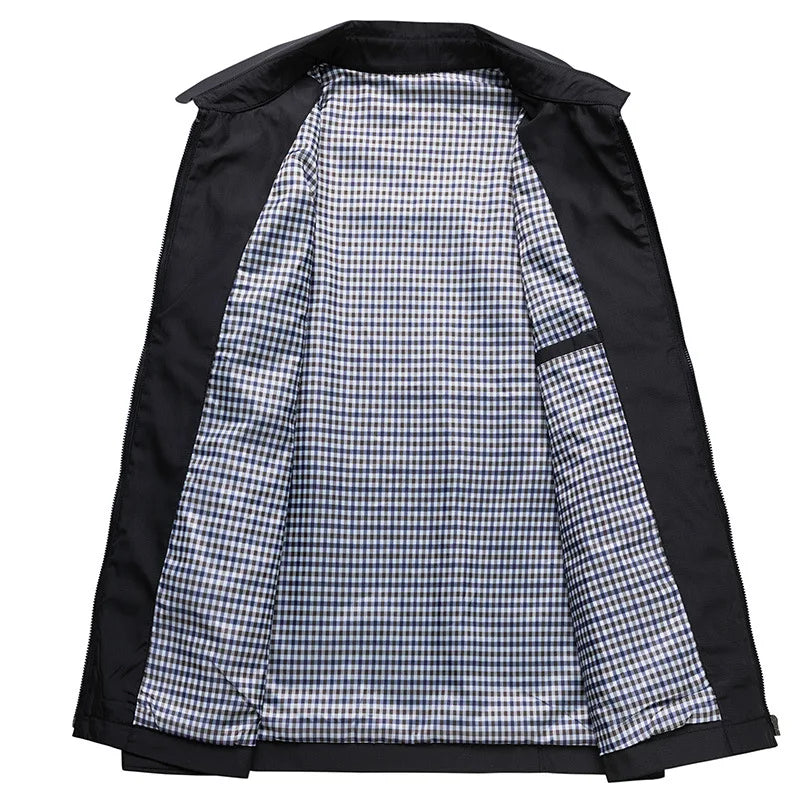 Axton | Mens Elegant Collared Jacket — Smart-Casual Layer in 3 Colors M–3XL | Westmere