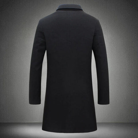 Sebastian | Herren Langer Formeller Wintermantel — Taillierter Business-Mantel in 3 Farben | Westmere