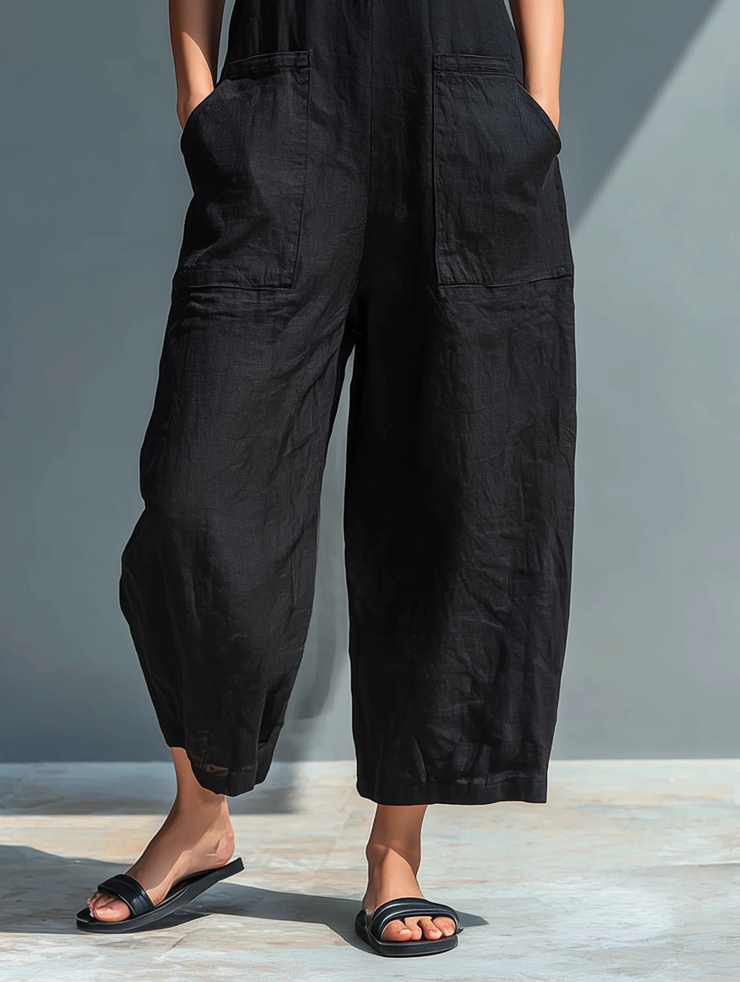 Aloura™ | Minimalist Sleeveless Jumpsuit