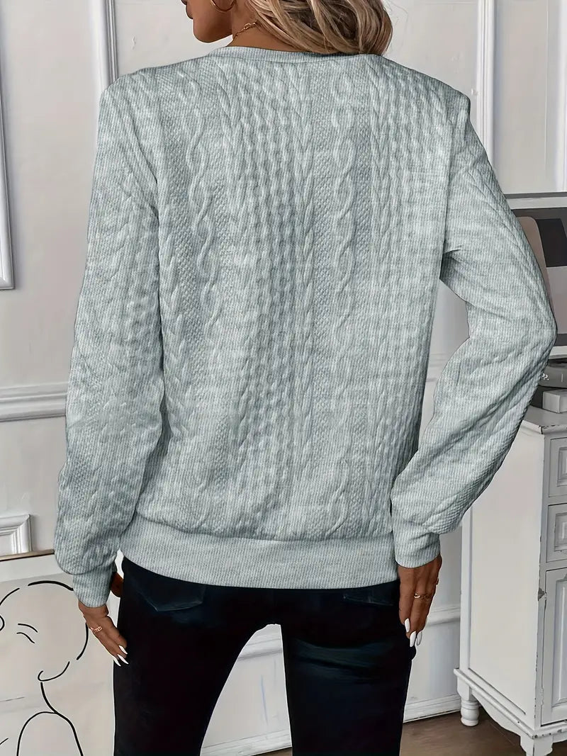 Women's Zip-Up Cable Knit Sweater, Slim Fit | Front Zipper, Structured Knit Pattern | 8 Colorways | S–2XL