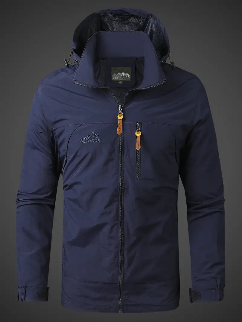 Arvin | Mens All-Weather Hooded Jacket — Hooded Outdoor Jacket in 5 Colors S–3XL | Westmere