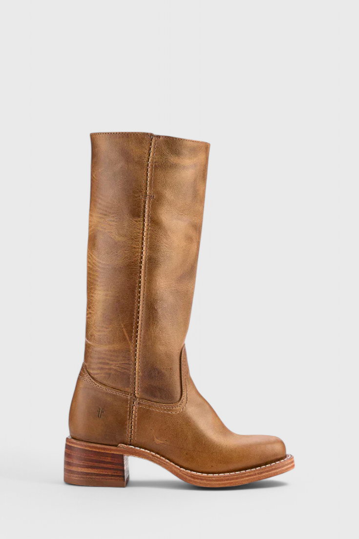 Clara Womens Knee High Boots in PU Leather