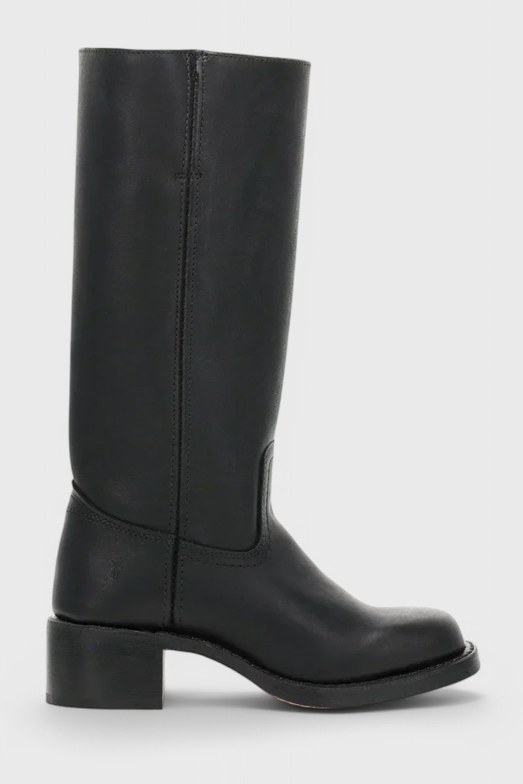 Clara Womens Knee High Boots in PU Leather