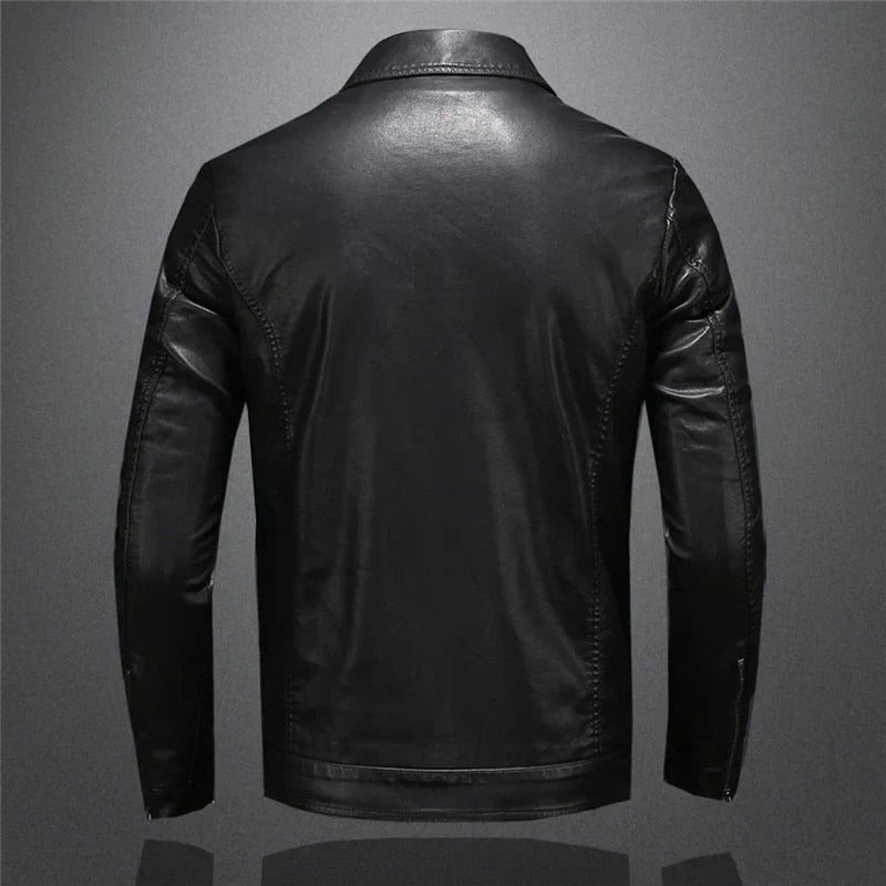 Donald | Classic Leather Jacket for Men