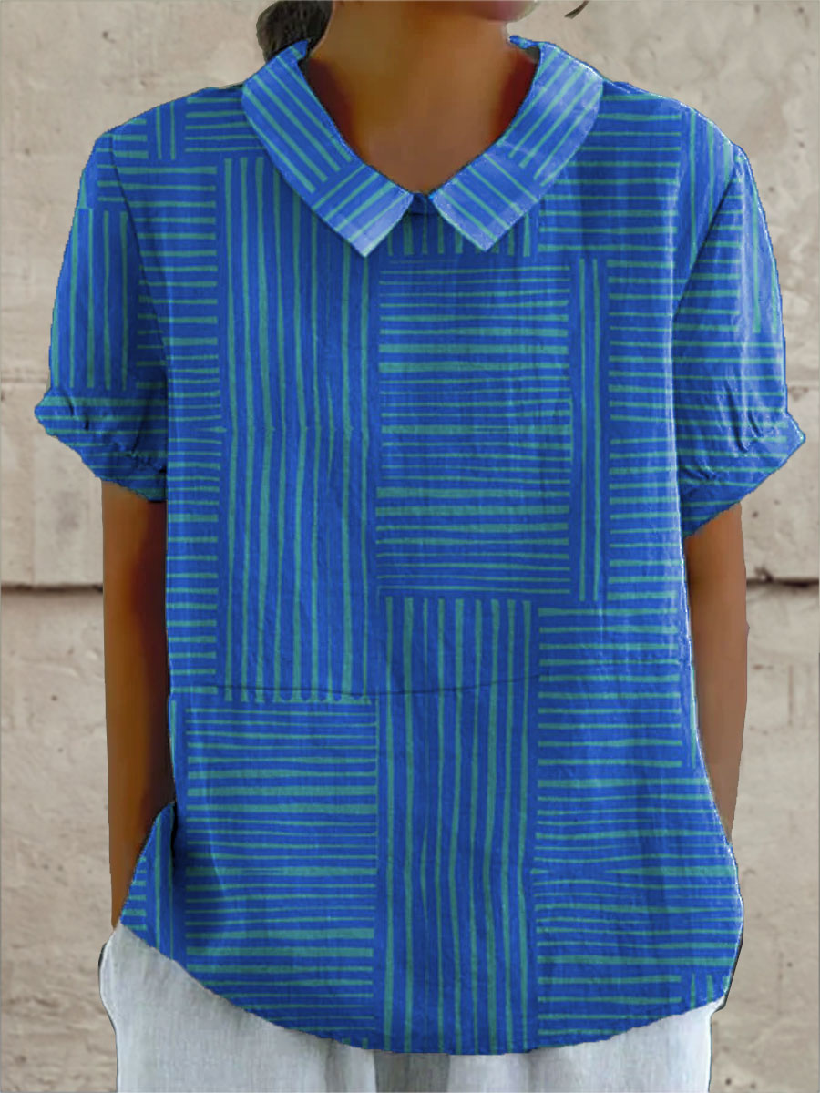 Jaya™ | Striped Geometric Shirt
