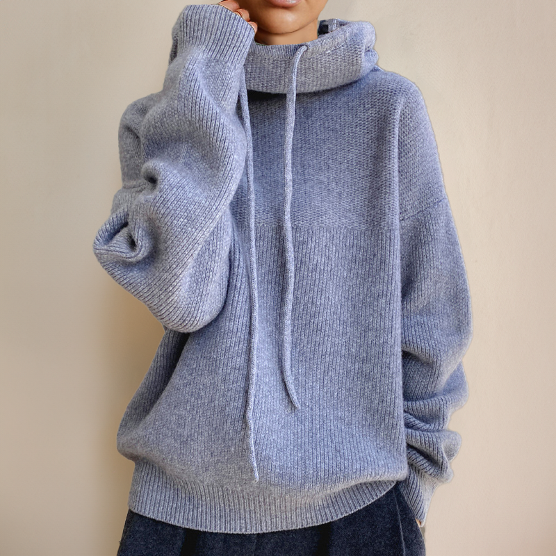 Women's Warm Sleek Sweater, Cozy Layer | Modern Flattering Cut, All-Season Wear | Green, Brown, Dark Blue or Blue | S–2XL