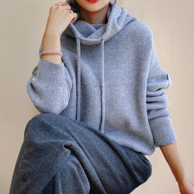 Women's Warm Sleek Sweater, Cozy Layer | Modern Flattering Cut, All-Season Wear | Green, Brown, Dark Blue or Blue | S–2XL