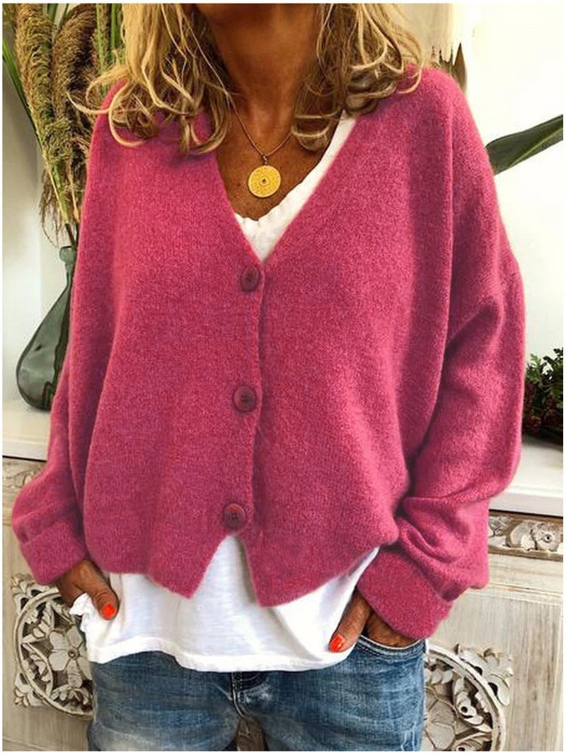 Women's Knit Cardigan, Lightweight Layering | Flattering Drape, Everyday Essential | 13 Colorways | S–3XL
