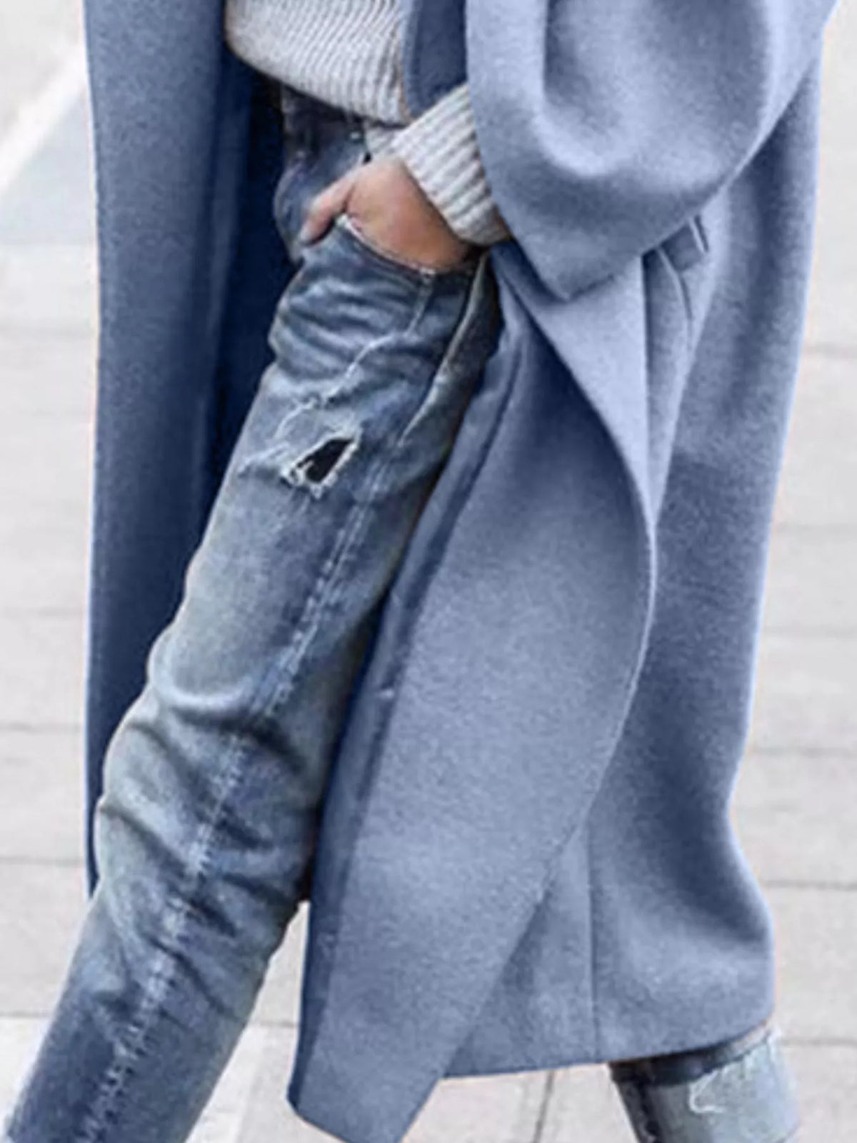 Carly Womens Oversized Long Winter Coat