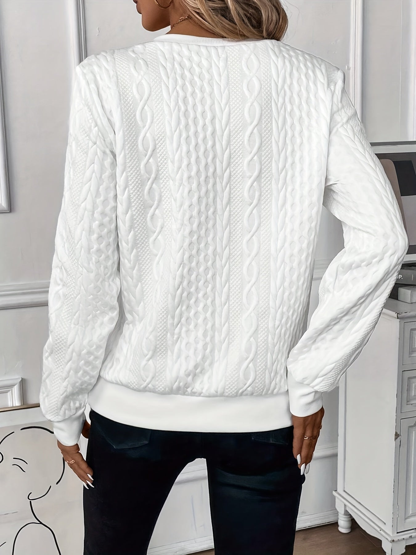 Women's Zip-Up Cable Knit Sweater, Slim Fit | Front Zipper, Structured Knit Pattern | 8 Colorways | S–2XL