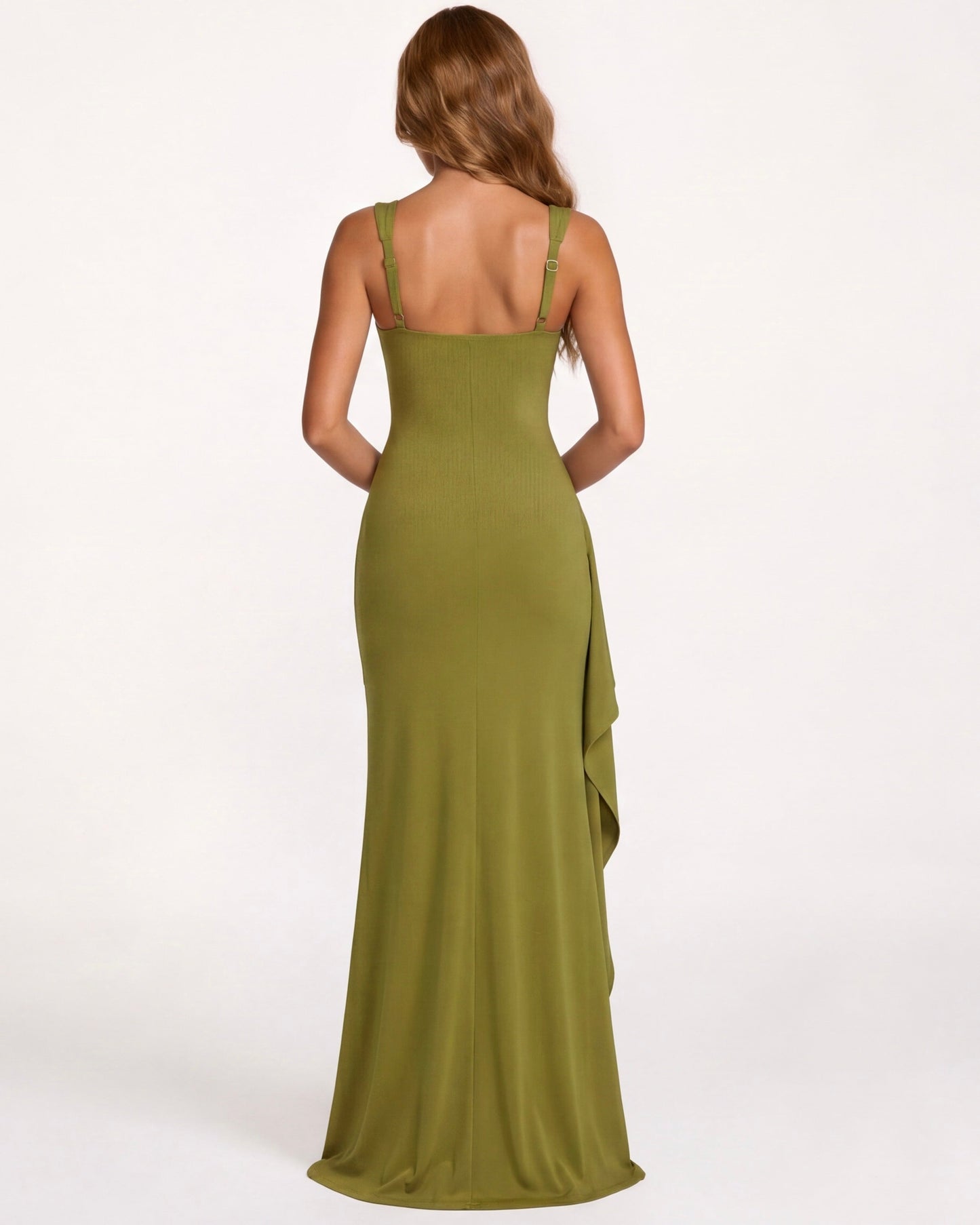 Main Character™ – Maxi Dress (Soft Power & Sculpted Elegance)