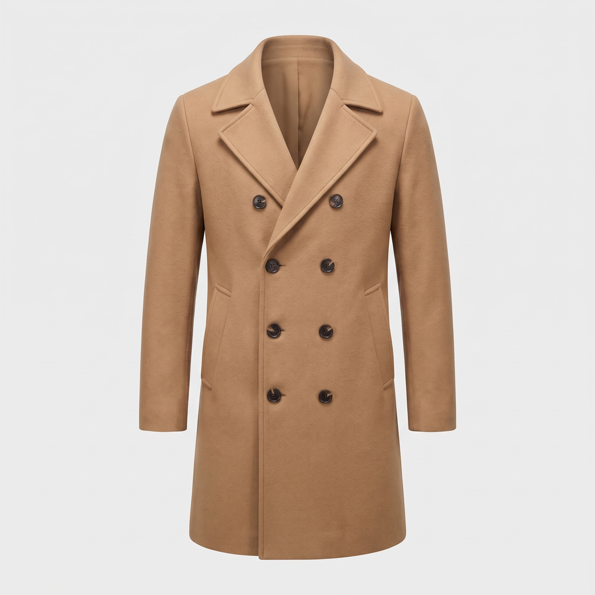 Waldemar | Mens Tailored Double-Breasted Coat — Slim Winter Coat in 4 Colors S–3XL | Westmere