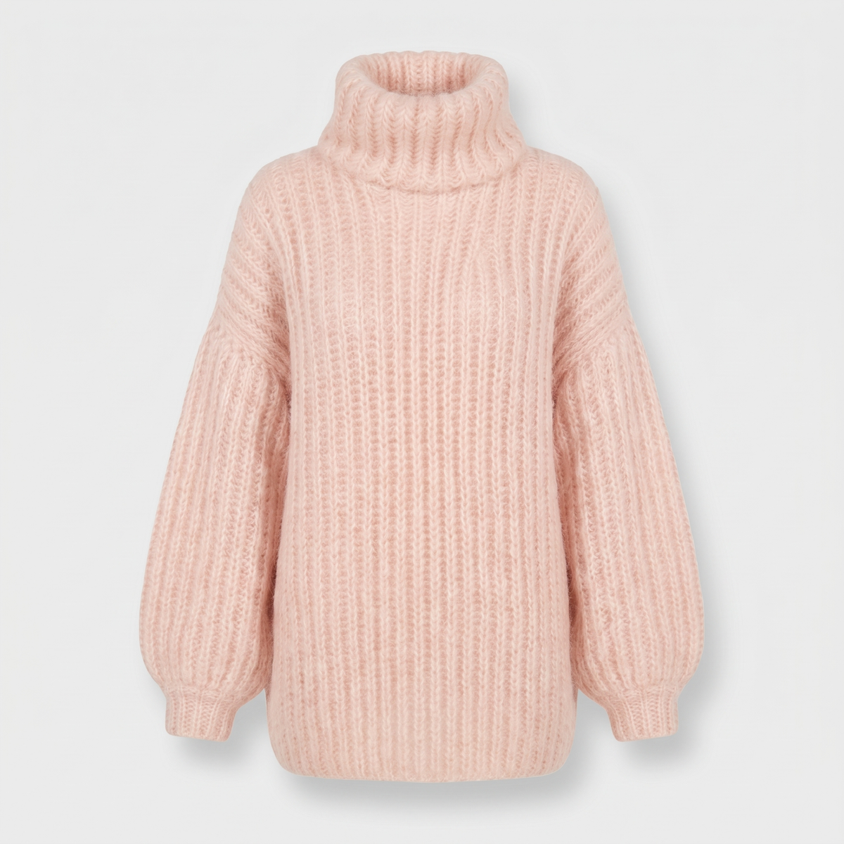 Charlotte | Womens Oversized Turtleneck Knit Sweater — Fluffy Warm in 3 Colors S–XL | Westmere