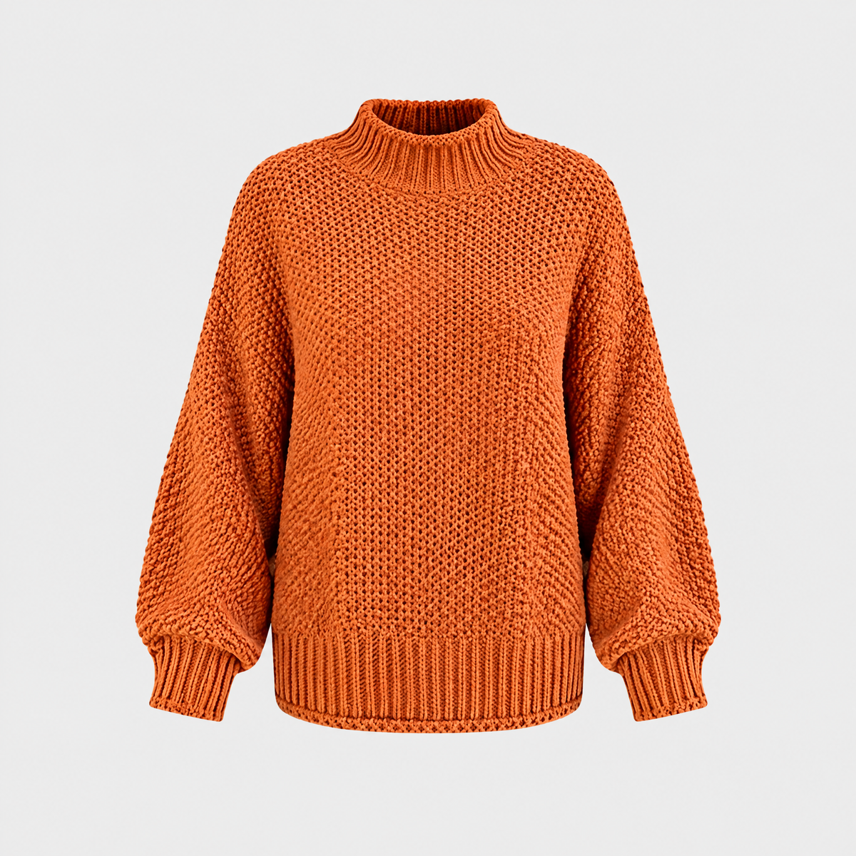 Cyrela | Women's Chunky Knit Turtleneck Sweater — Oversized Mock Neck Pullover in 9 Colors | Westmere