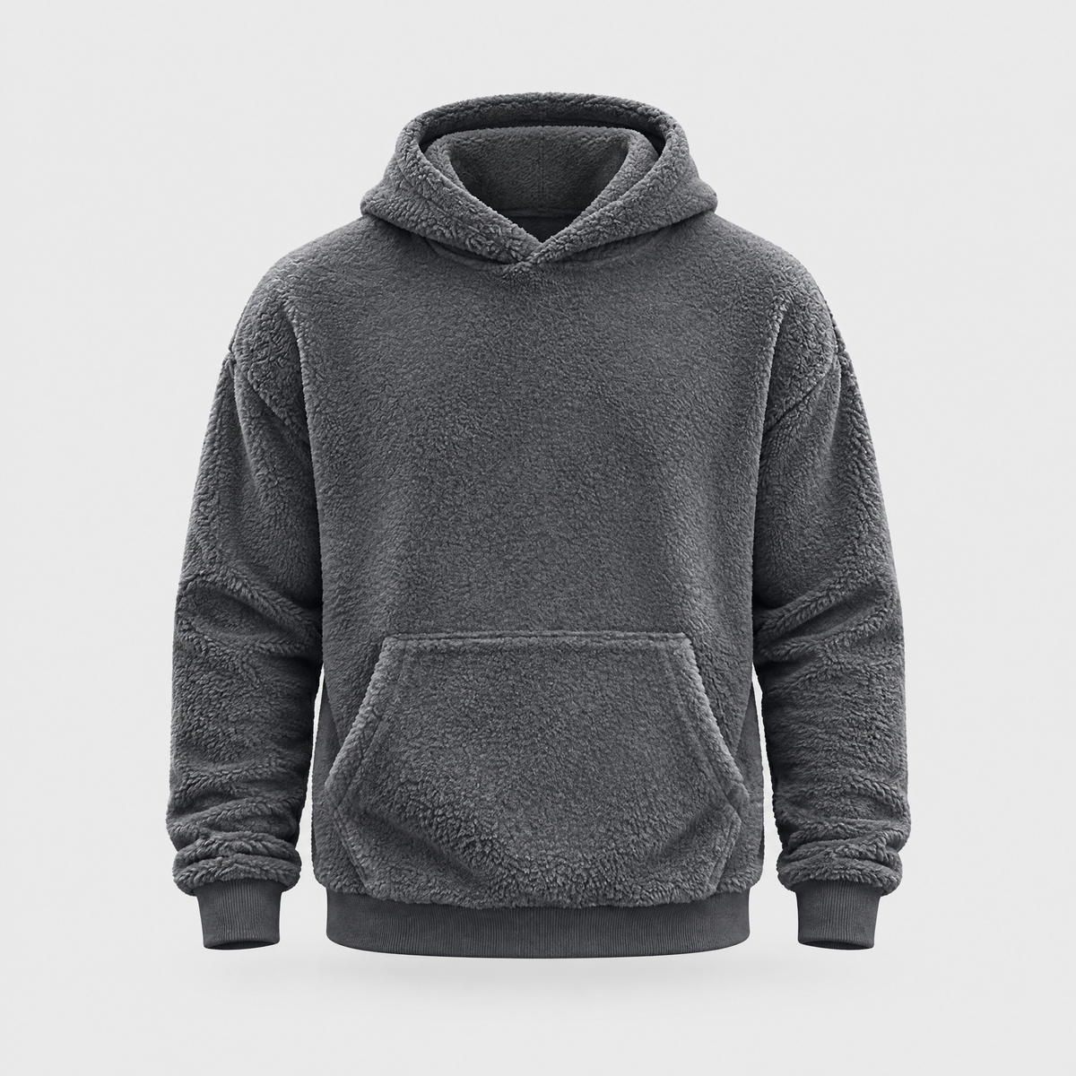 Men's Fleece Hoodie with Kangaroo Pocket | Relaxed Hood, Ribbed Cuffs & Hem | 5 Colorways + Bundle | S–XXL