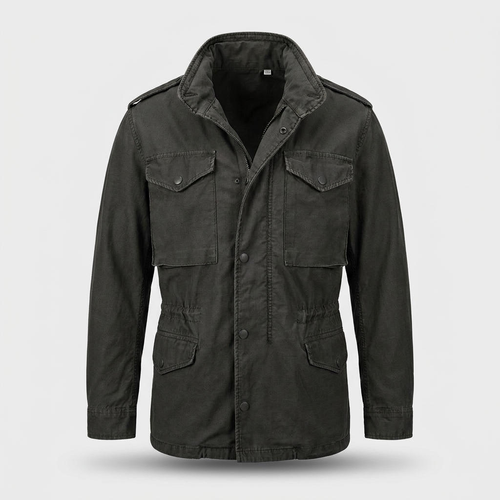 Randy men's field jacket in black