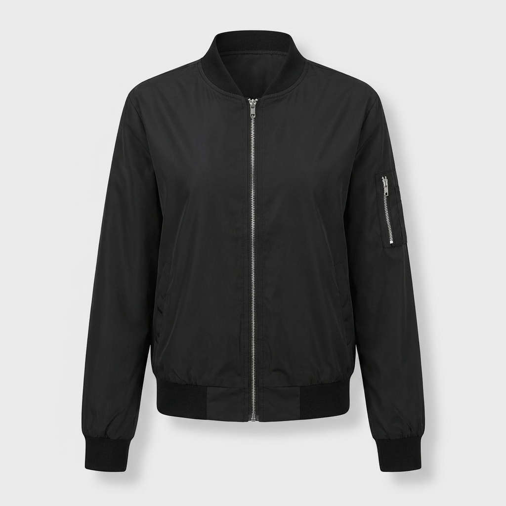 Lois women's lightweight bomber jacket in black