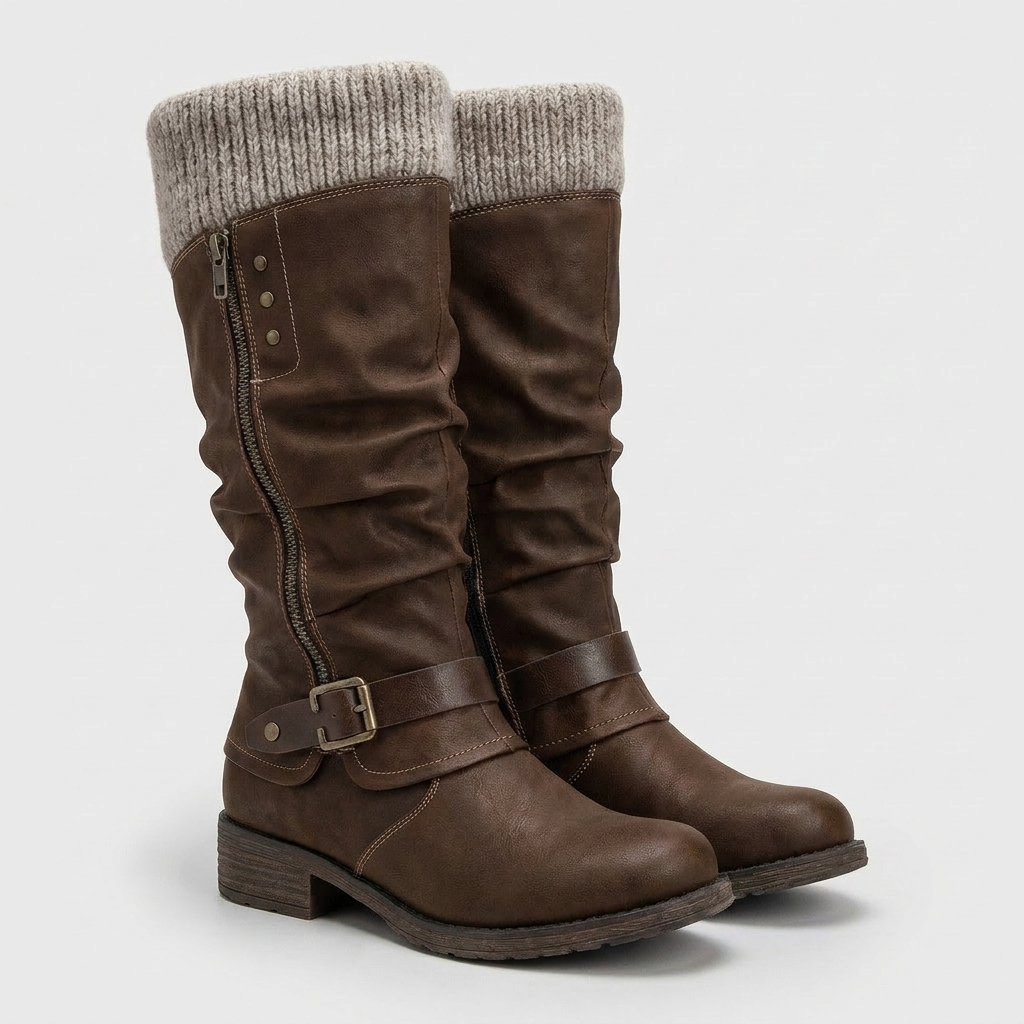 Lori Womens Boots with Gel-Infused Sole in brown