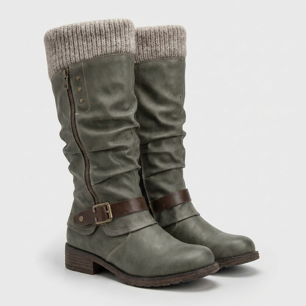 Lori Womens Boots with Gel-Infused Sole in gray