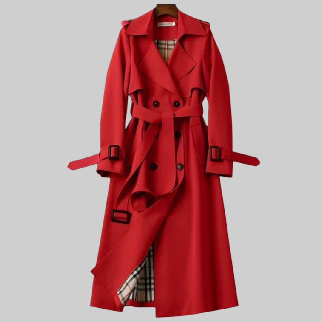 Women's Classic Trench Coat, Tailored Fit | Refined Details, Transitional-Weather Layer | 5 Colorways | XS–3XL