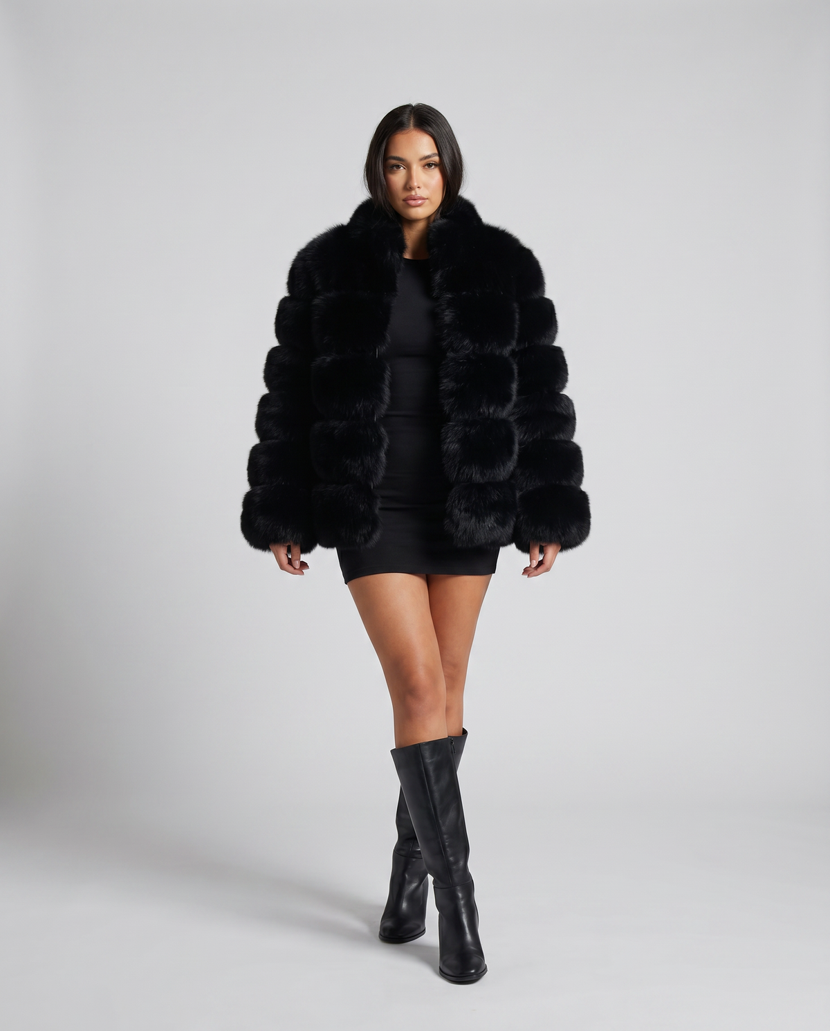 Lisa Womens Faux Fur Jacket, Soft and Warm