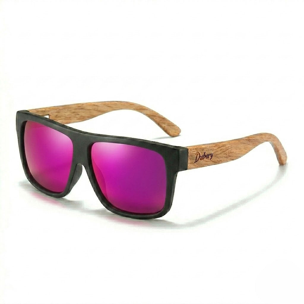 RetroWood™ | Vintage Wood-Grain Polarized Sunglasses