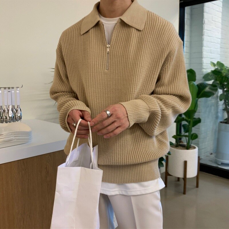 Niklas | Herren Strukturierter Winterpullover — Klassisches Strickdesign in 3 Neutralen | Westmere