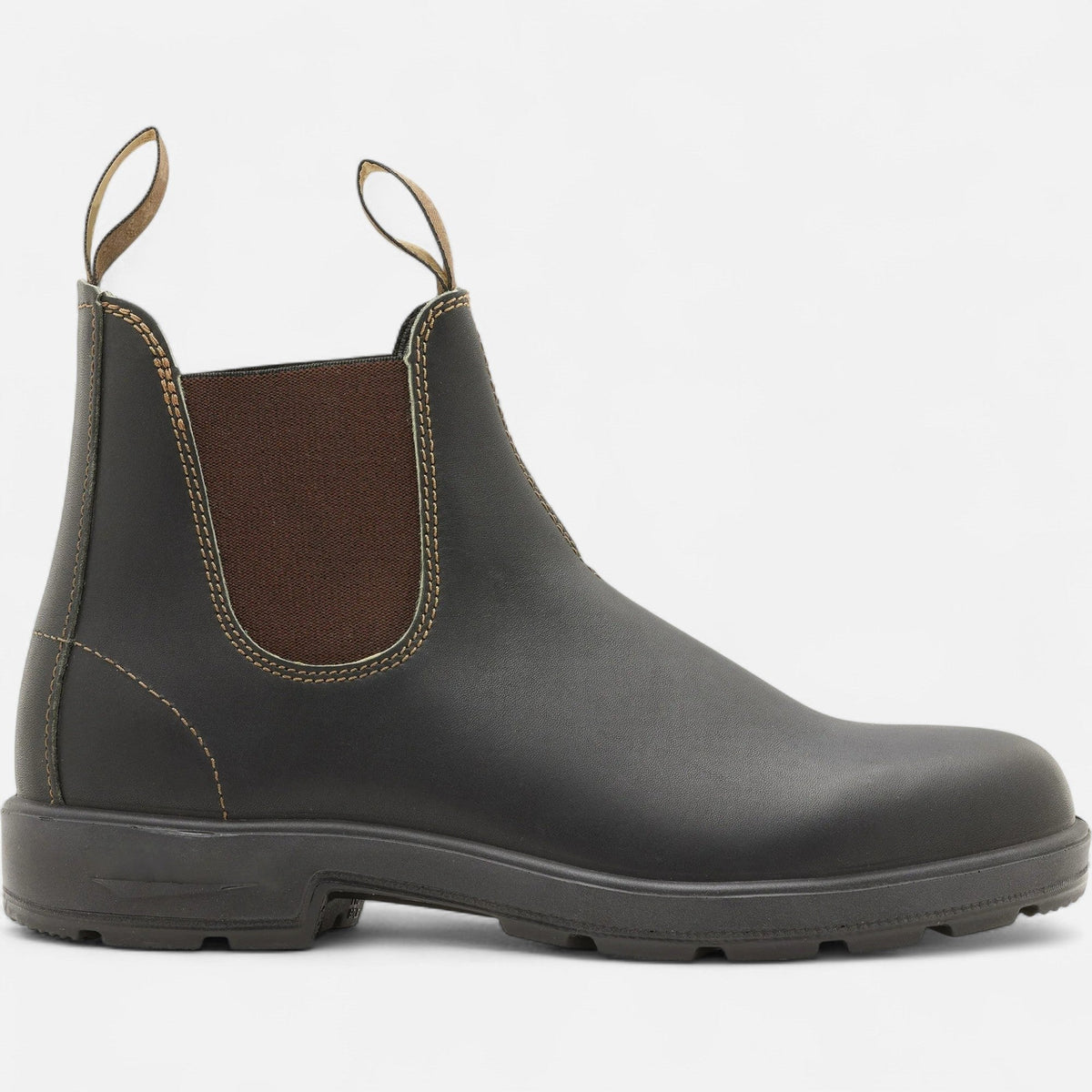 Tim Mens Leather Chelsea Boots, Slip-On Ankle