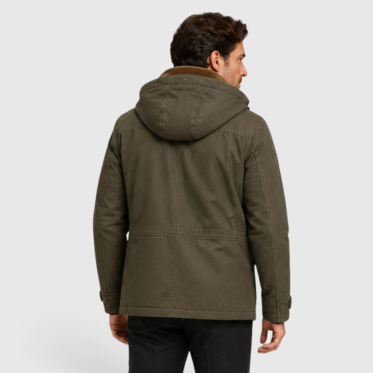 Blake Mens Multi-Pocket Winter Jacket with Fleece Lining