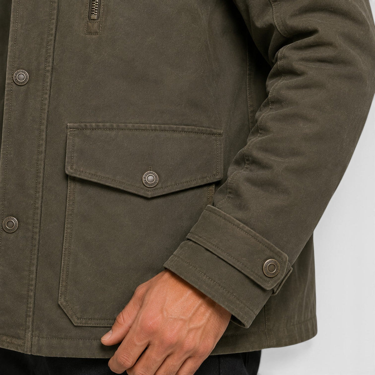 Blake Mens Multi-Pocket Winter Jacket with Fleece Lining
