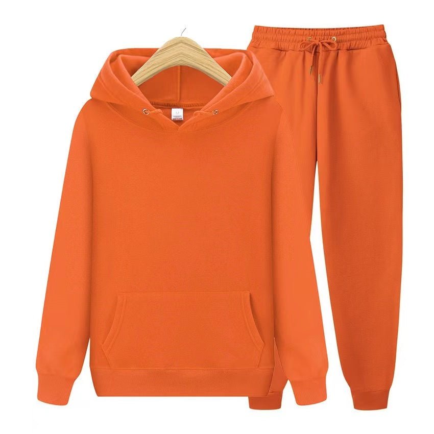 Julia Womens Hoodie and Sweatpants Set in Orange