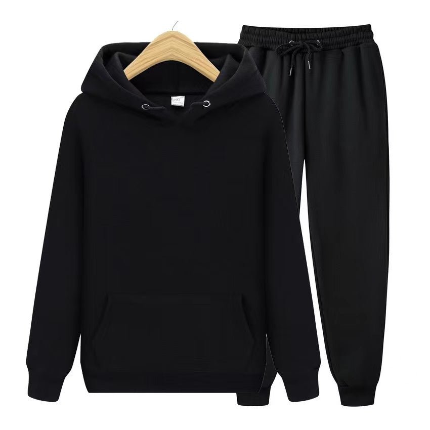 Julia Womens Hoodie and Sweatpants Set in Black