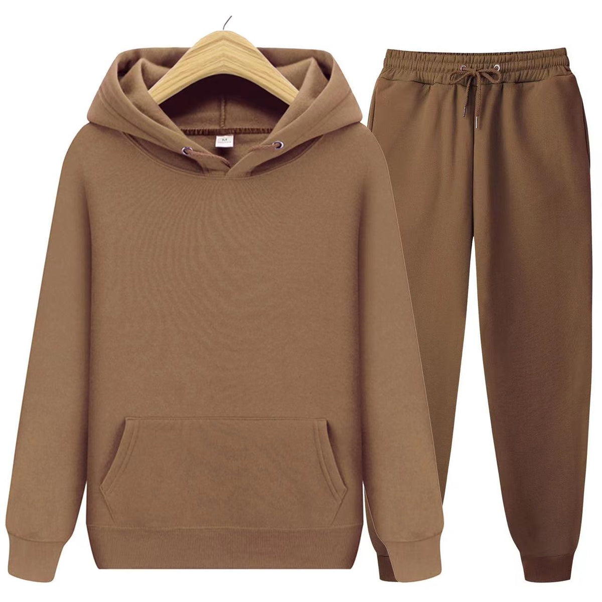 Julia Womens Hoodie and Sweatpants Set in Brown