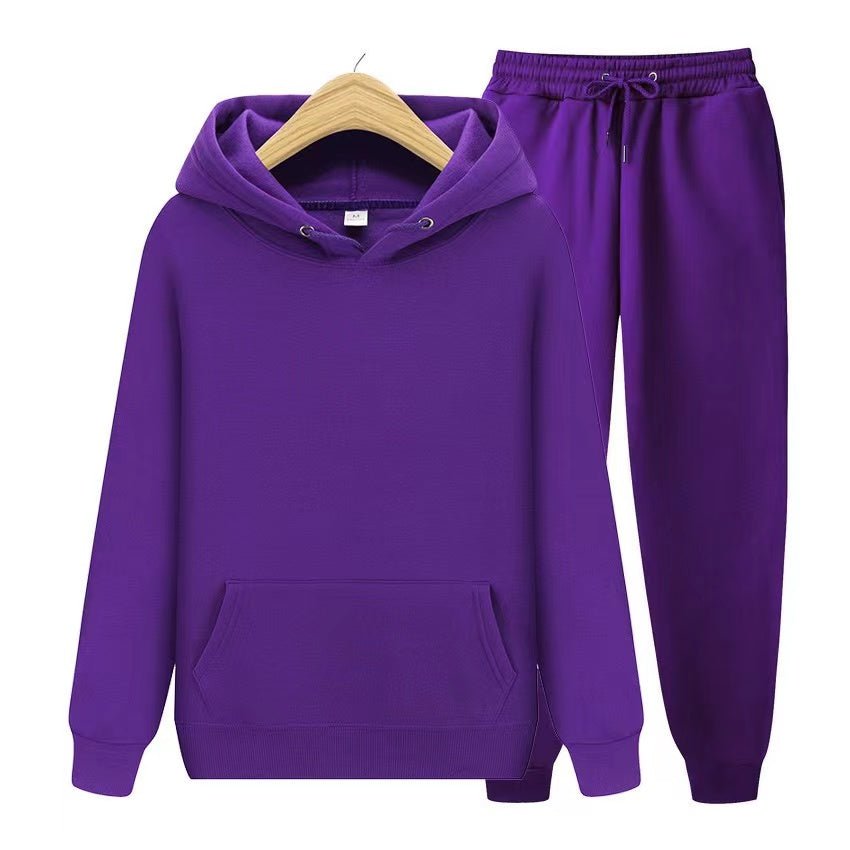 Julia Womens Hoodie and Sweatpants Set in Violet